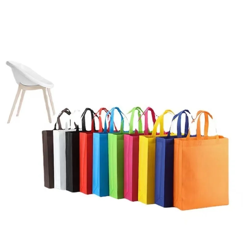 Multi-Color Reusable Non-Woven Grocery Bags 3