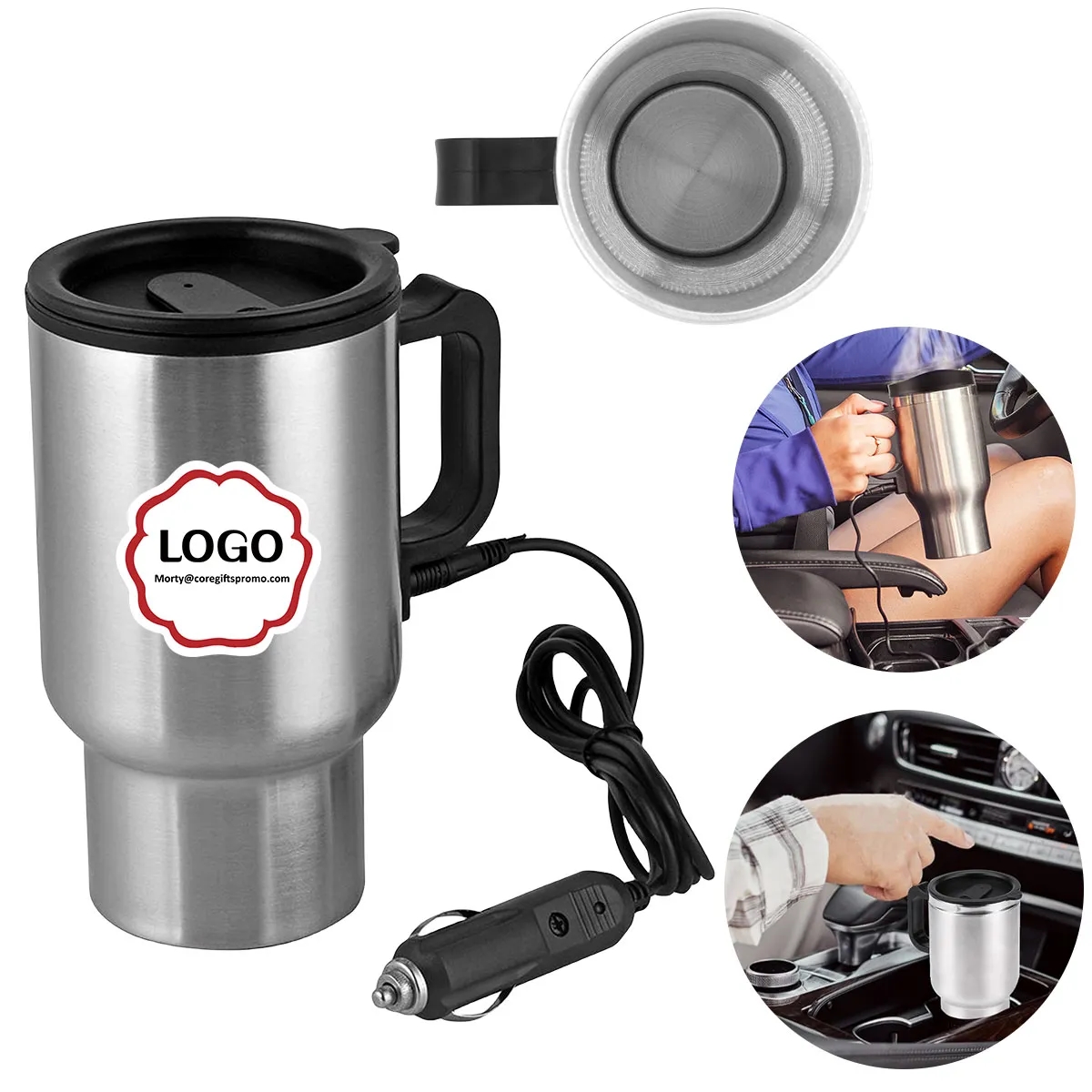 15OZ Stainless Steel Car Heating Cup 2
