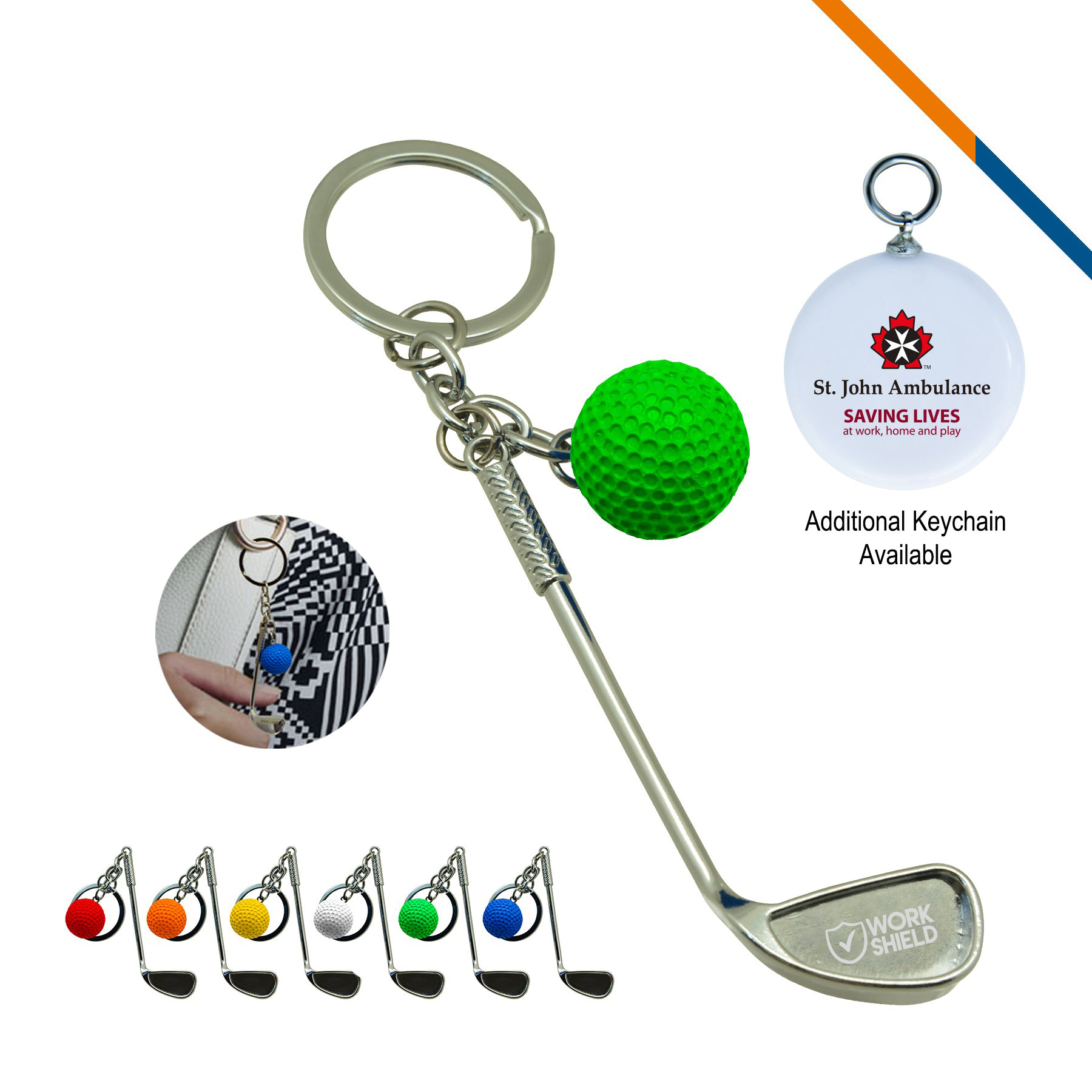 Torrie Golf Clubs Keychain 6