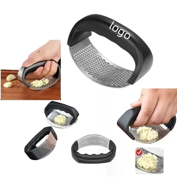 Rocking Garlic Press - Stainless Steel Kitchen Tool 5