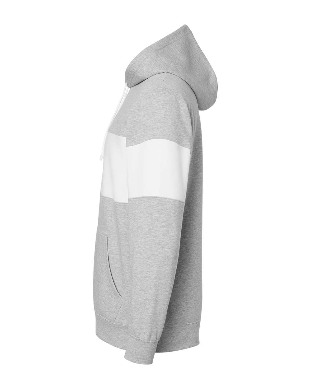 Unisex Classic Fleece Colorblocked Hooded Sweatshirt - 22709 5