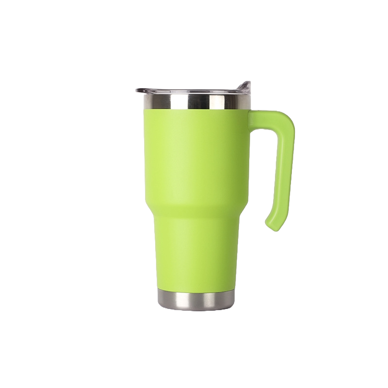 30 oz Stainless Steel Tumbler W/ Straw & Lid 2