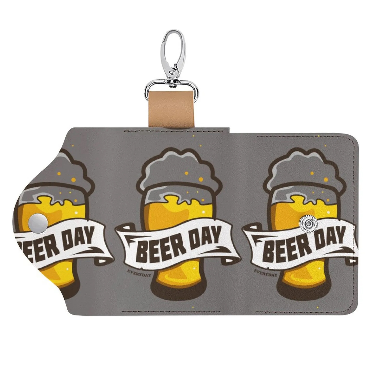 Custom Leather Key Pouch with Logo Bulk Wholesale for Promotional Gifts 6