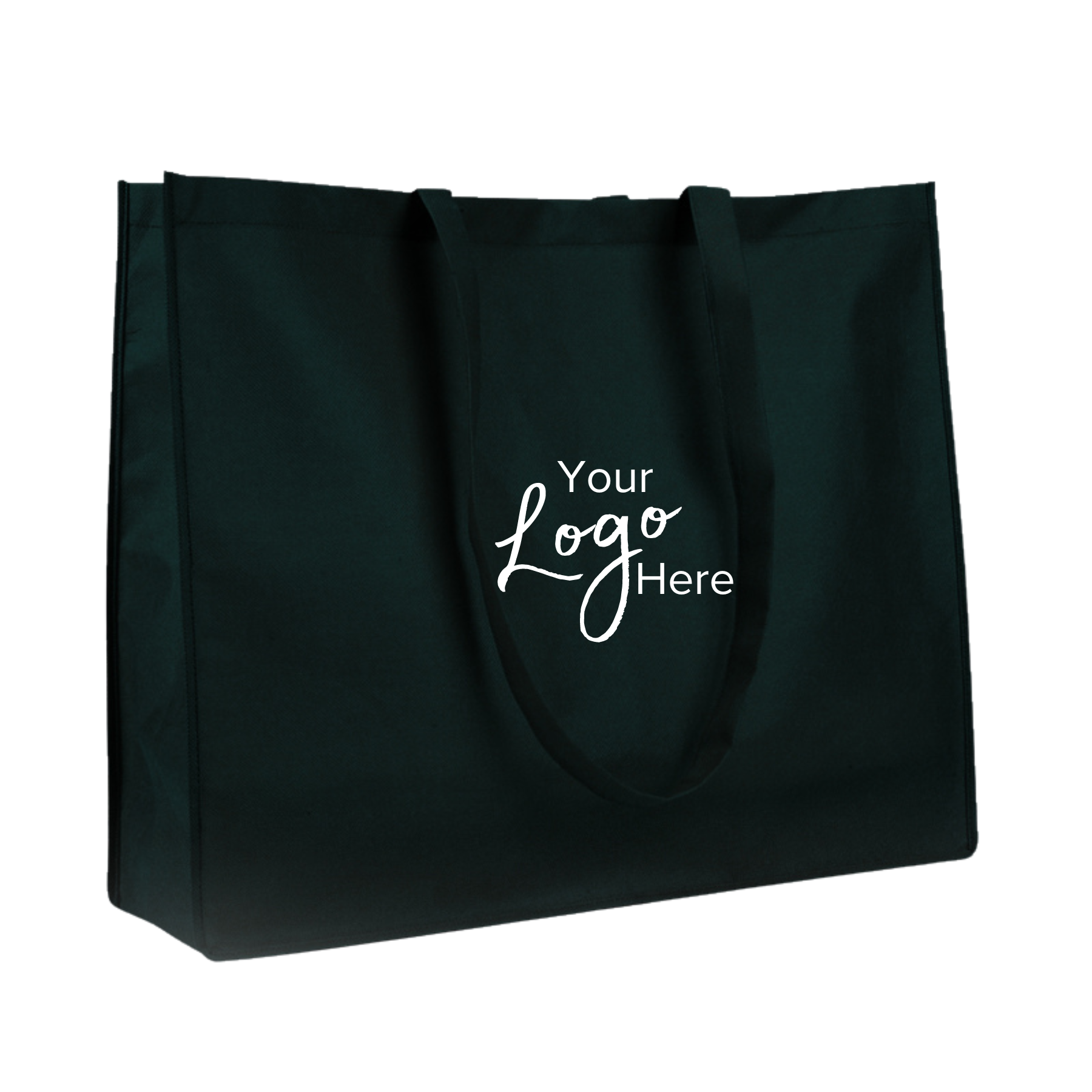 Non-Woven Large 20"W x 16"H x 6" Gusset Tote Bag 2