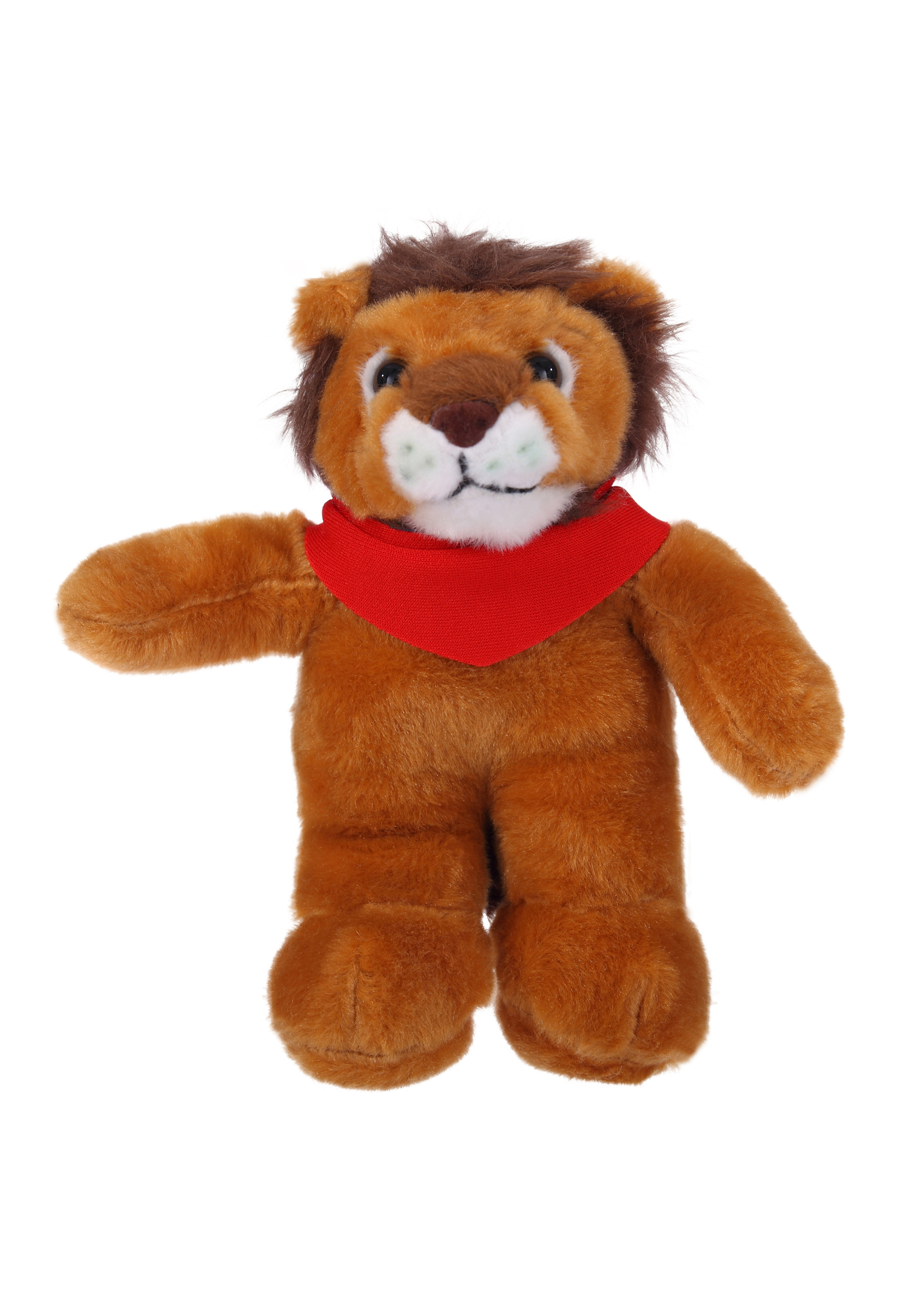 Soft Plush Stuffed Lion with Bandana 6