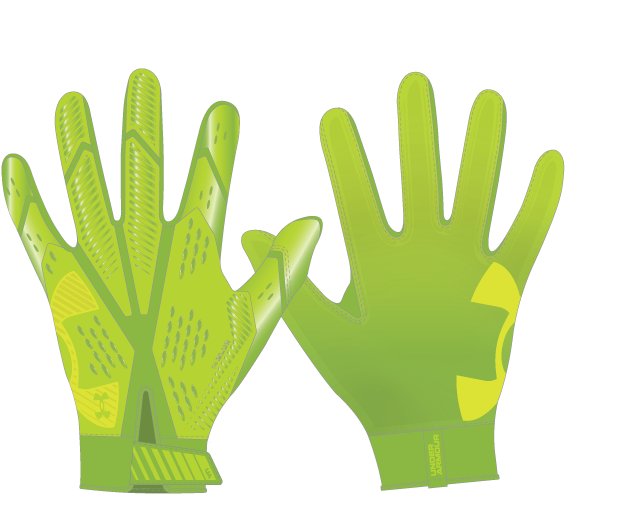 UA Blur Kids' Football Gloves 8