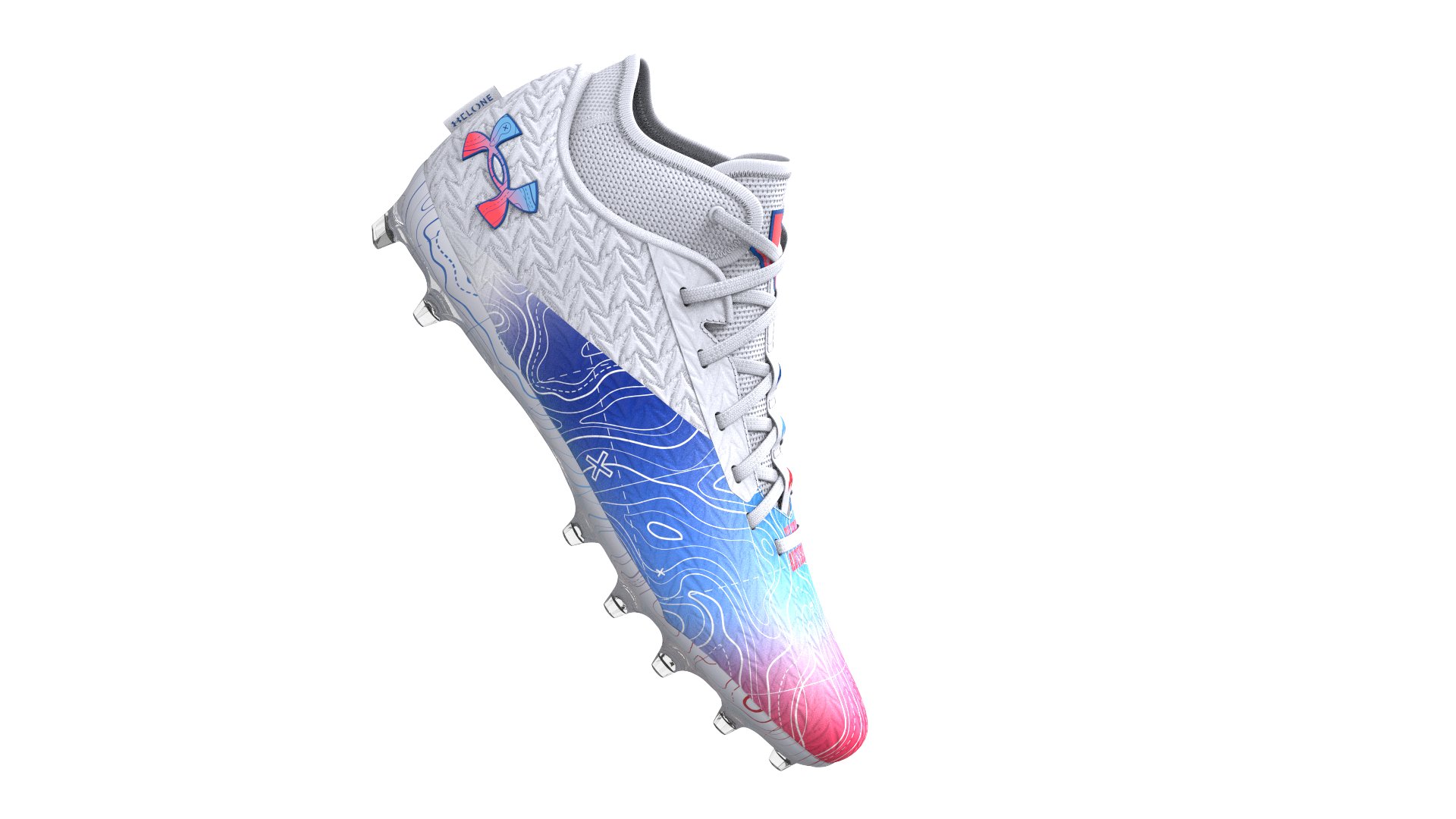 Men's UA Spotlight 4 MC TX Football Cleats  1