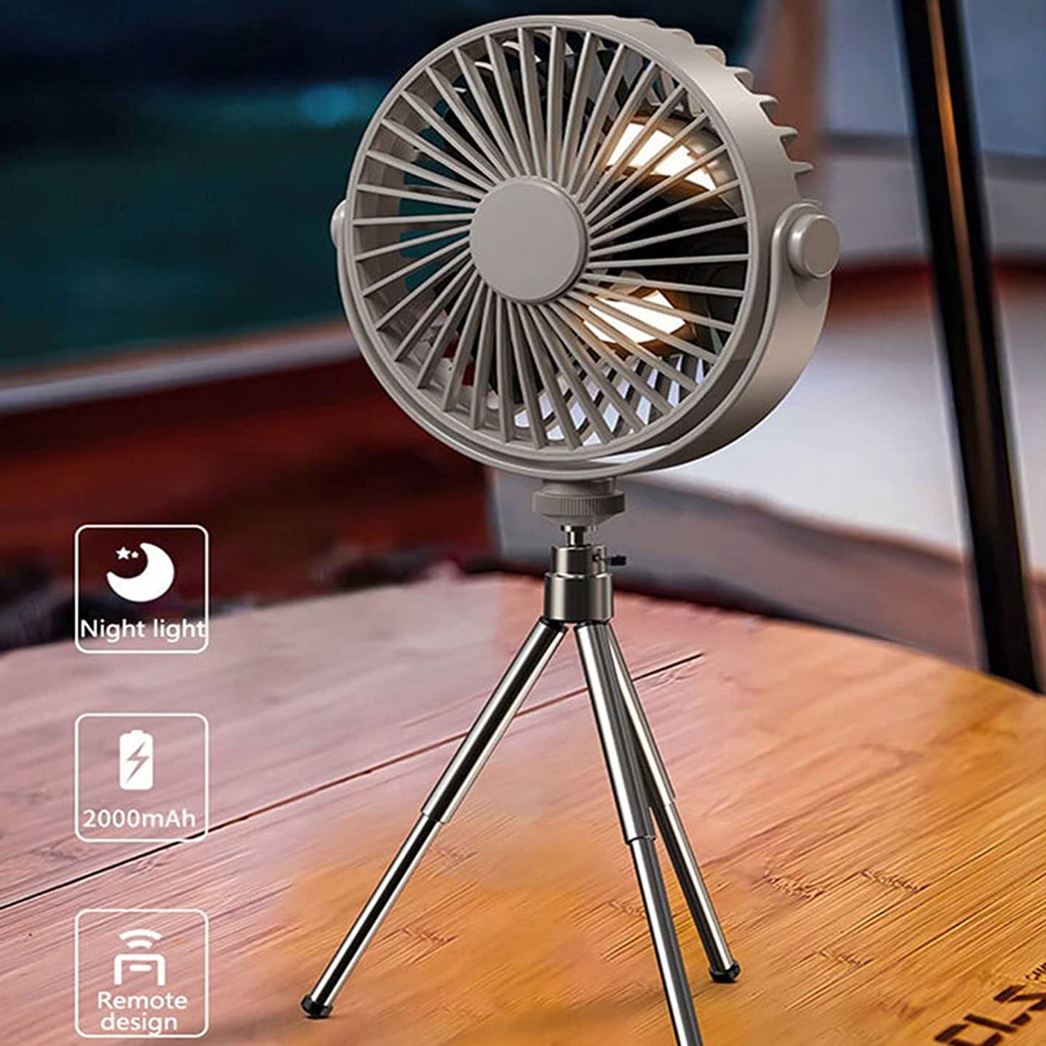 Outdoor Camping Night Light Usb Fan 4