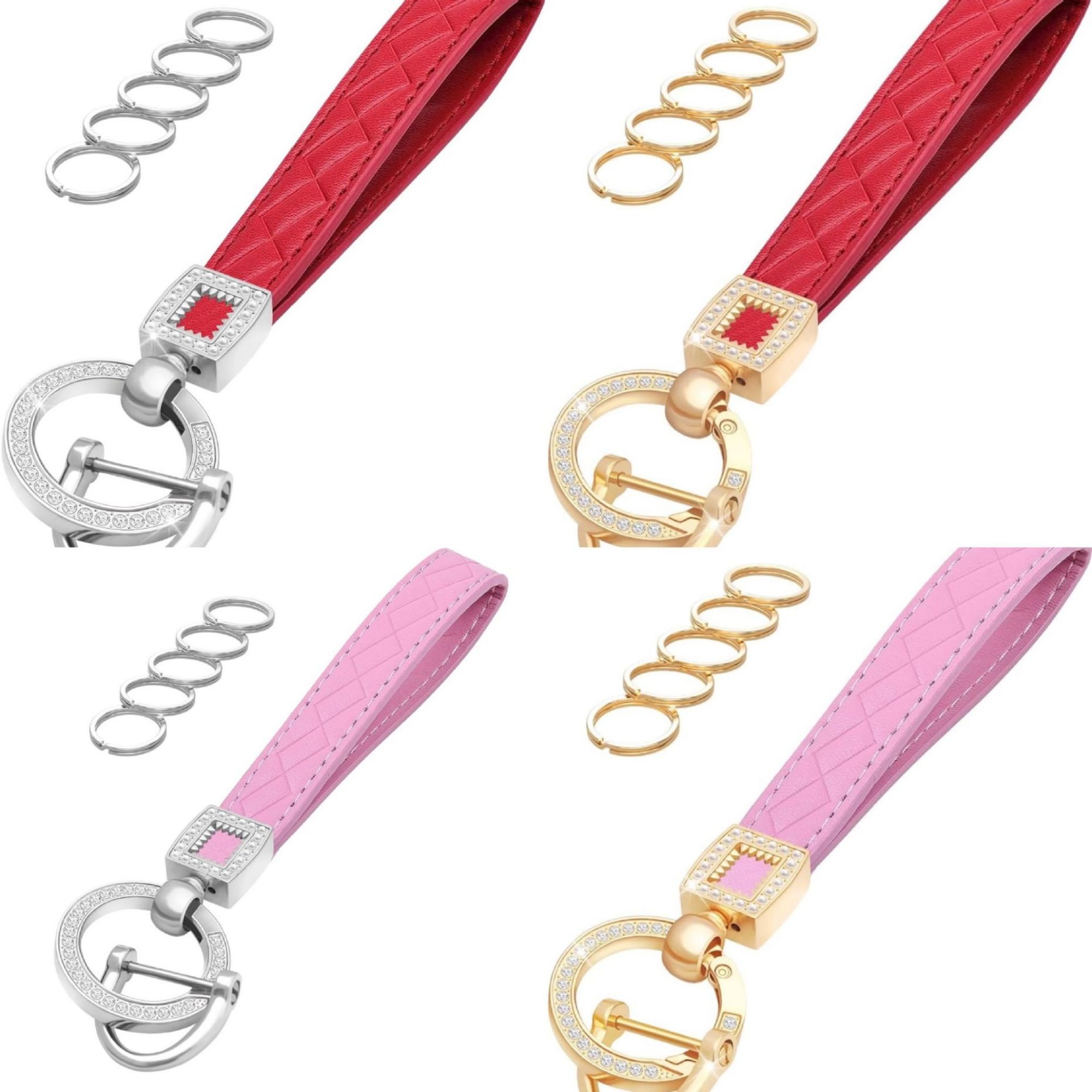Leather Keychain, custom keychain with logo imprint 4