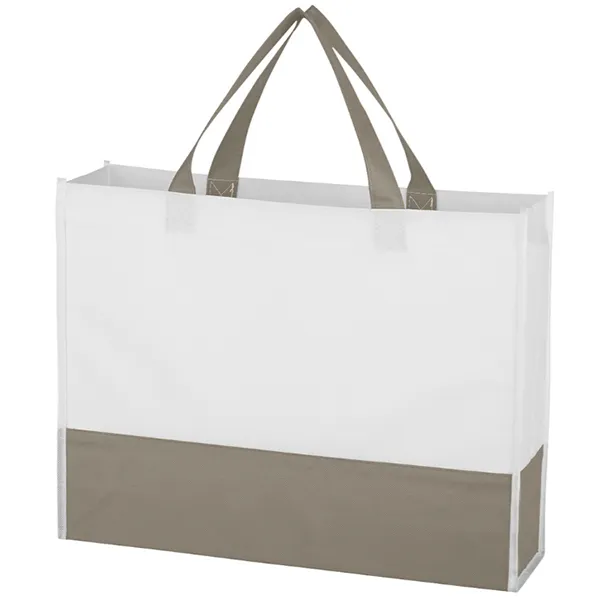 Non-woven Color Block Tote -15x11.5x3.5 6