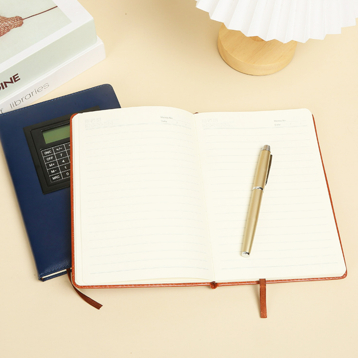 A4 Professional Planner Notebook with Integrated Calculator 5