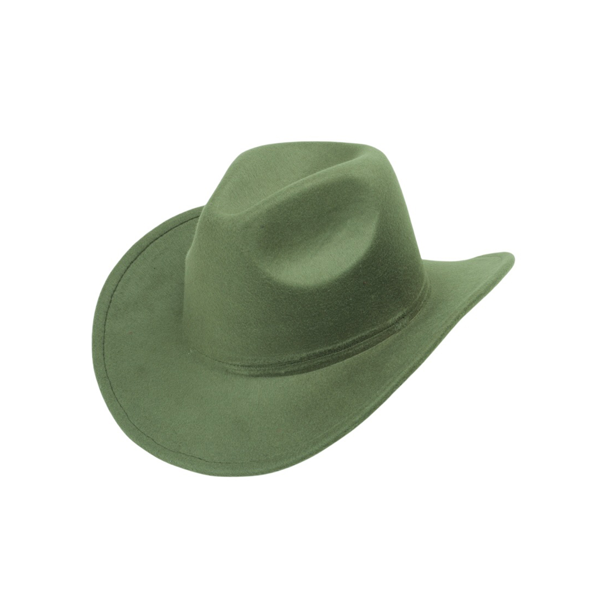 Polyester Felt Western Cowboy Hat Vintage Jazz Style 8