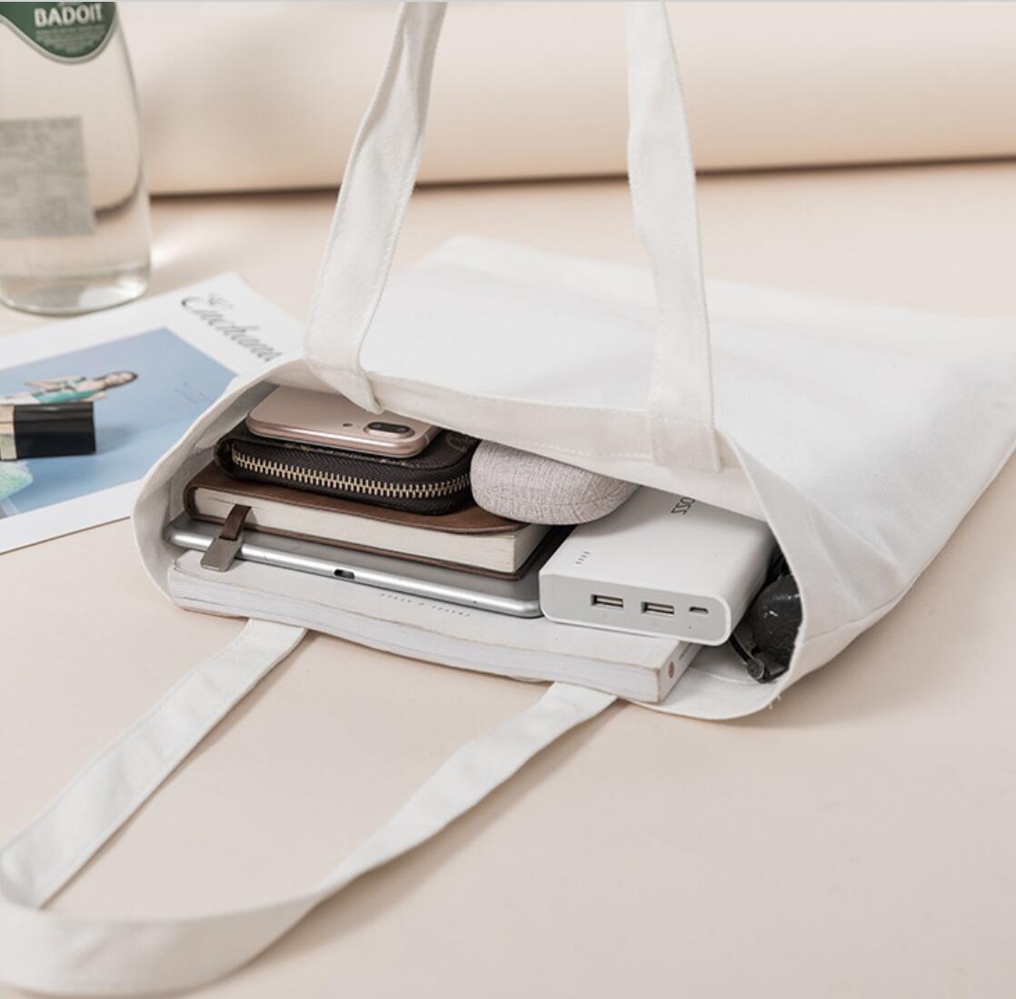 Economy Canvas Tote, custom tote bag with logo imprint 3
