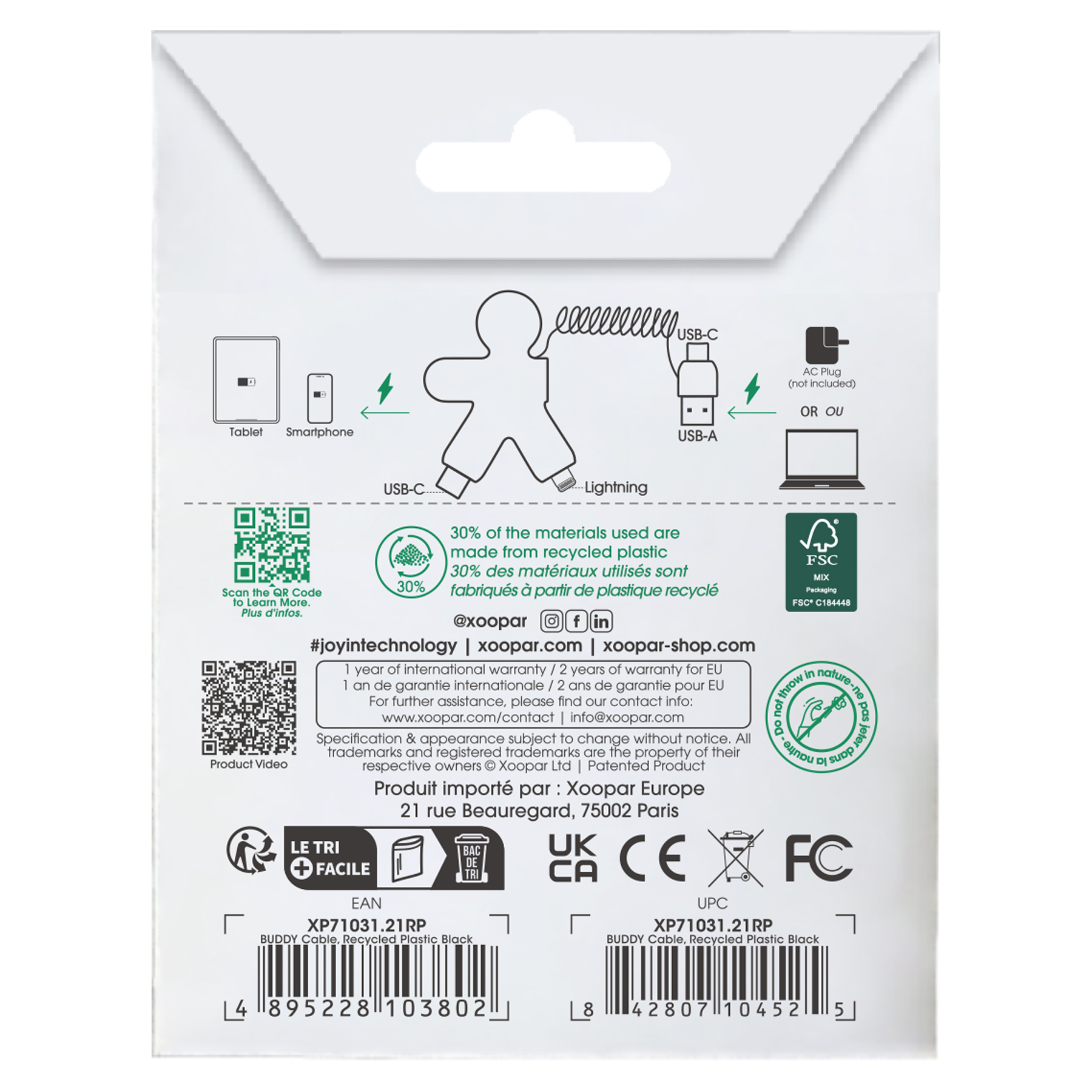 Xoopar Buddy Cable 13