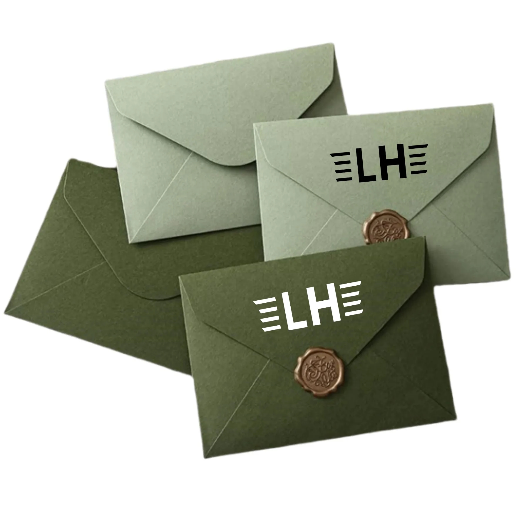 linen Texture Invitation Envelopes 2