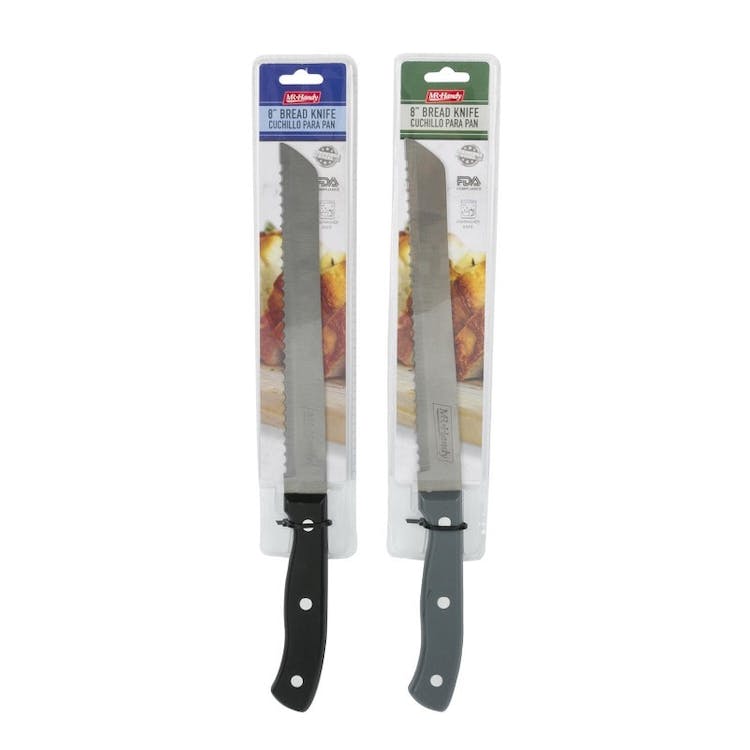 Bread Knife - 8" 2 Assorted Colors 2