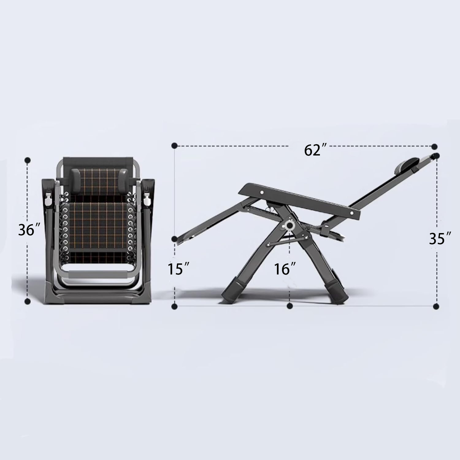 Outdoor Folding Recliner 7