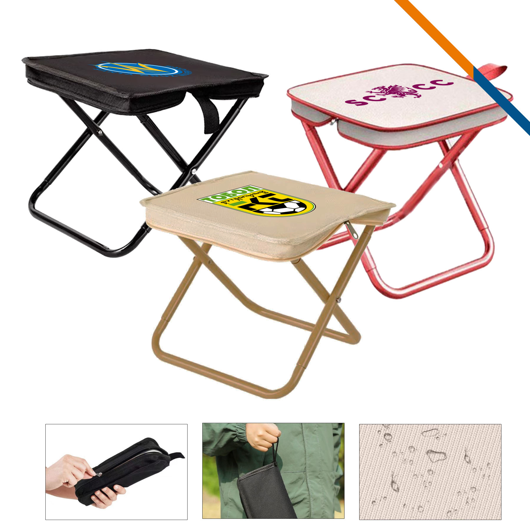 Odom Portable Handbag Foldable Stool 1