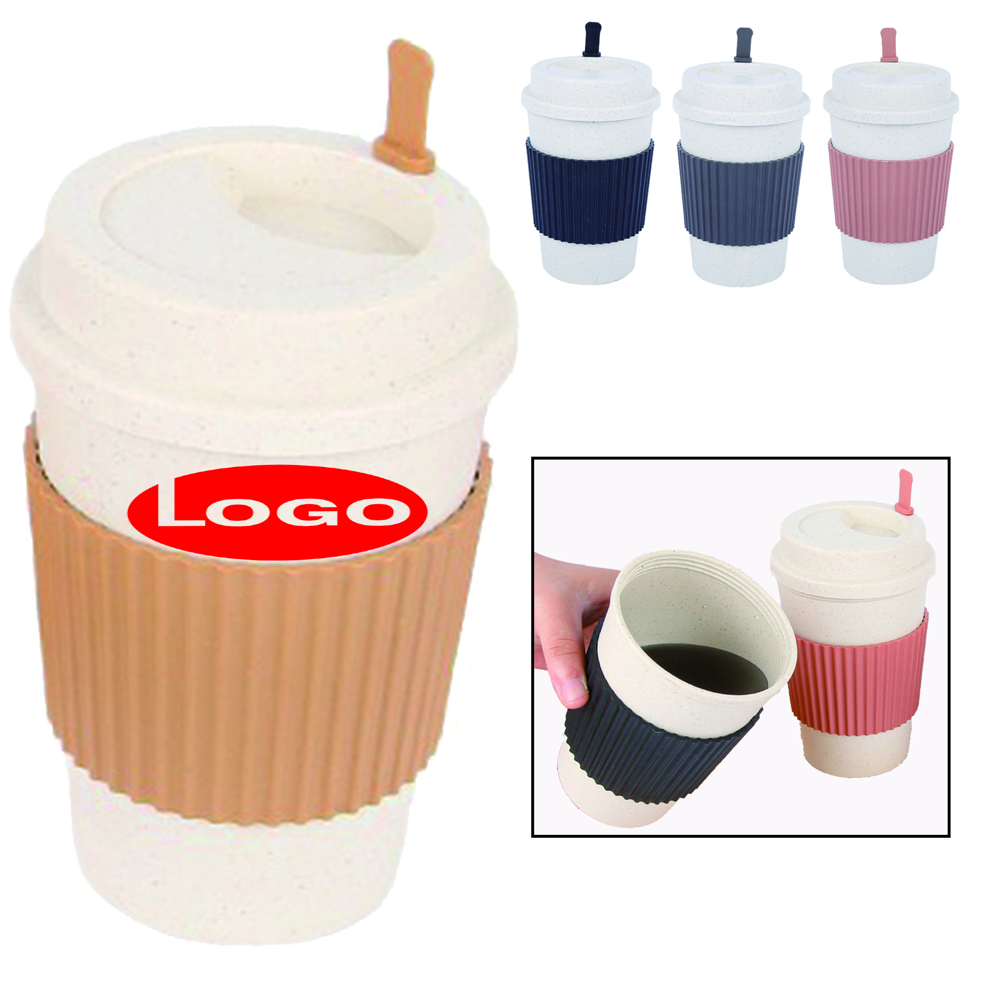16OZ Eco-Friendly Coffee Cup Full Color 2