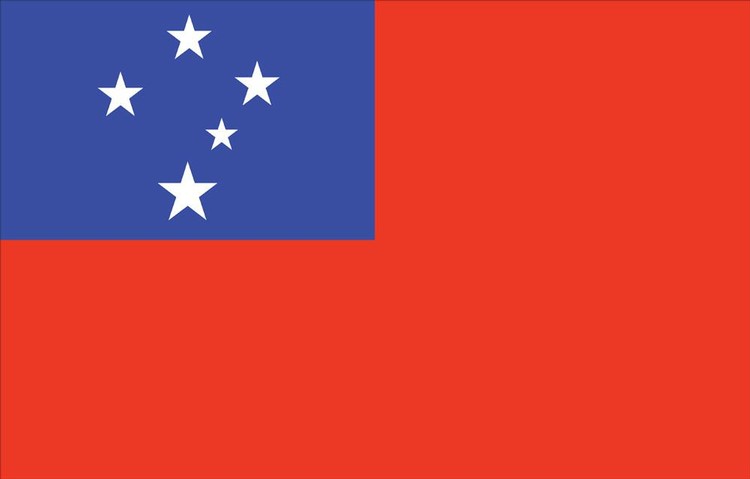 Western Samoa Flag - 5' x 8' - Nylon 1