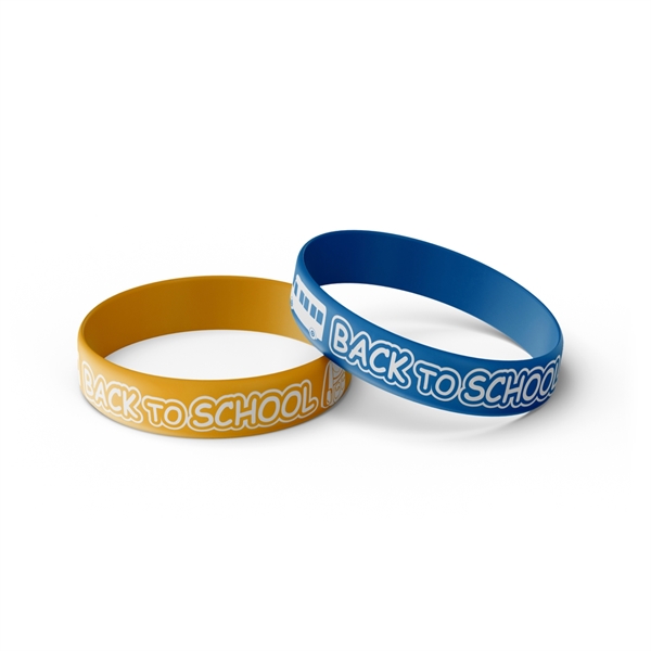 Tie Dye Silicone Wristband - 1/2" band