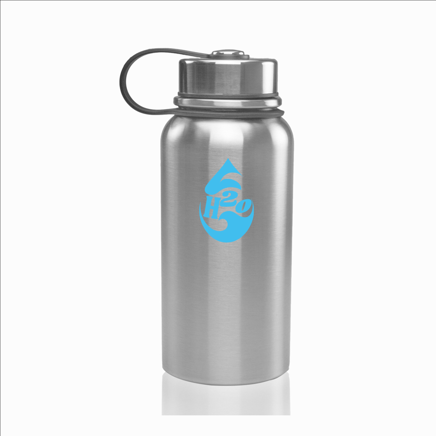 27 oz. Vacuum Sealed Stainless Steel Water Bottle (1 Color Imprint), custom water bottle with logo imprint 2