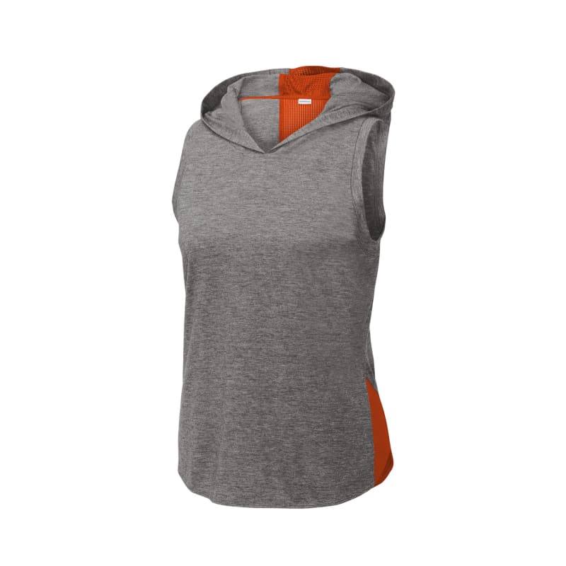 Sport-Tek Women's PosiCharge Tri-Blend Wicking Draft Hoodie Tank. 16