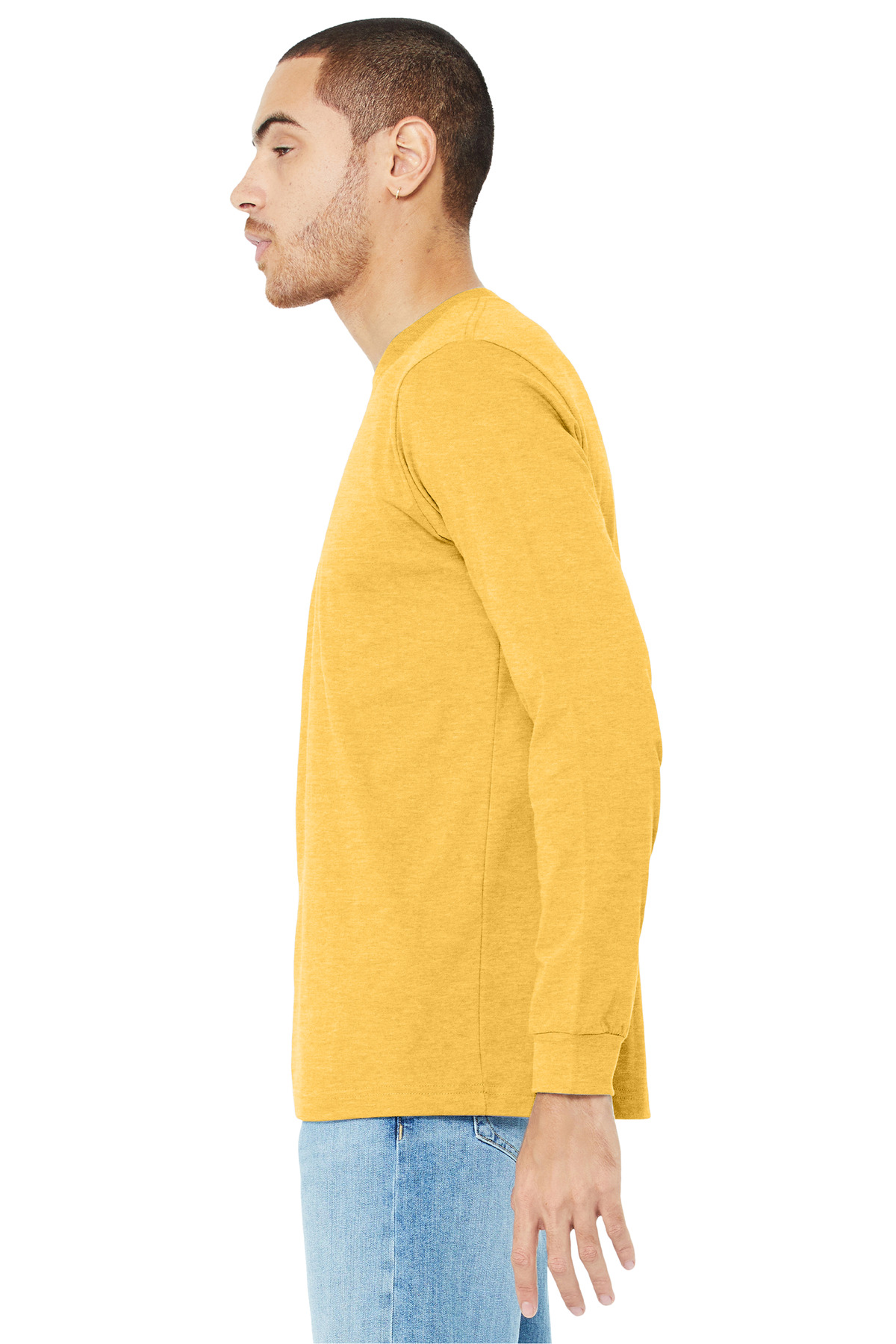 BELLA+CANVAS Unisex Heather CVC Long Sleeve Tee BC3501CVC 59