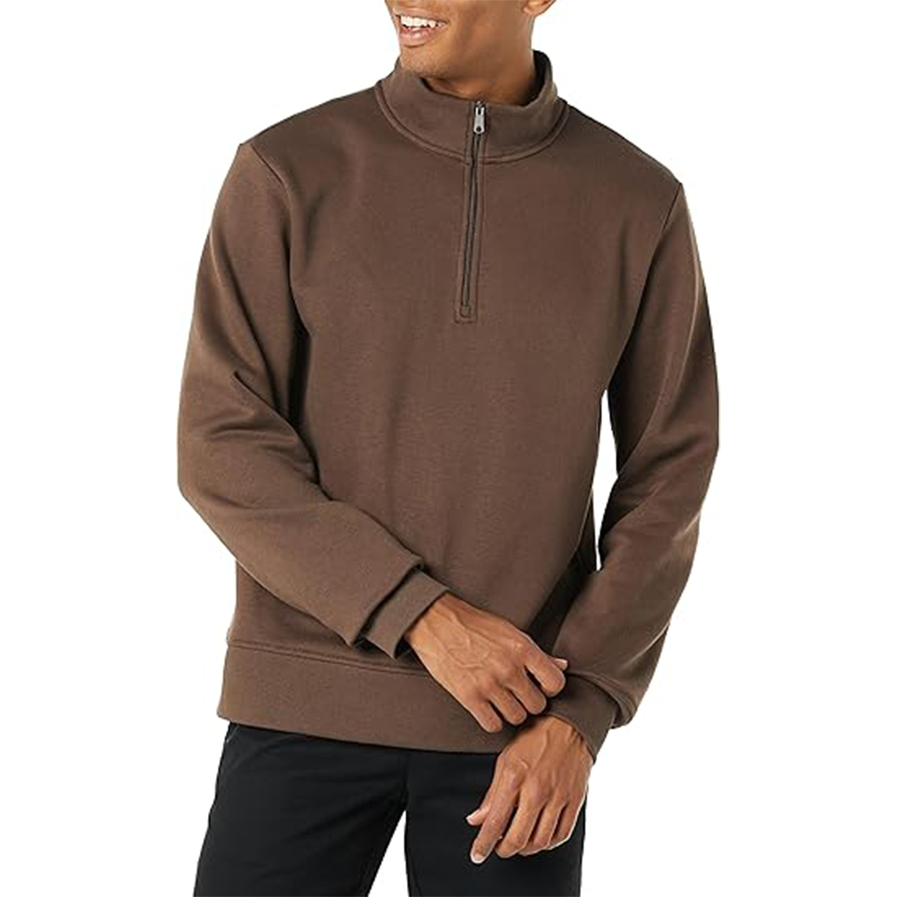 Men Quarter Zip Pullover Sweatshirt, custom hoodie or sweatshirt with logo imprint 17