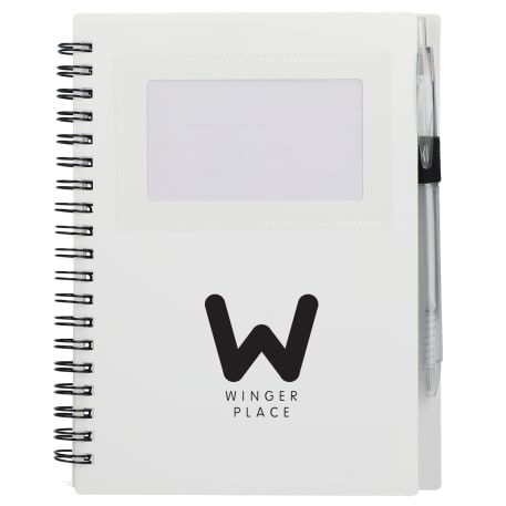 FSC® Recycled 5" x 7" Star Spiral Notebook with Pe 133