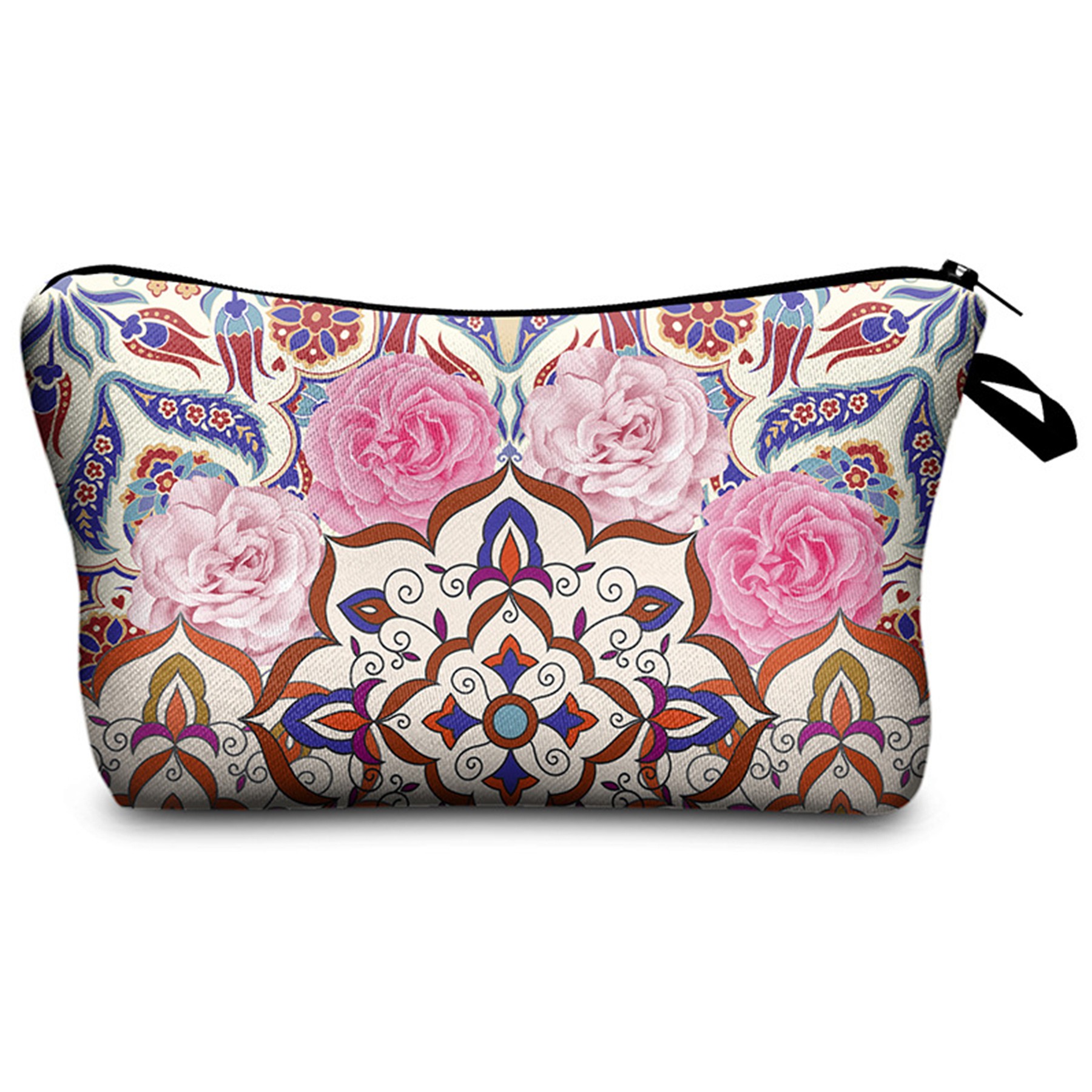 Digital Print Clutch Mandala Makeup Bag 5