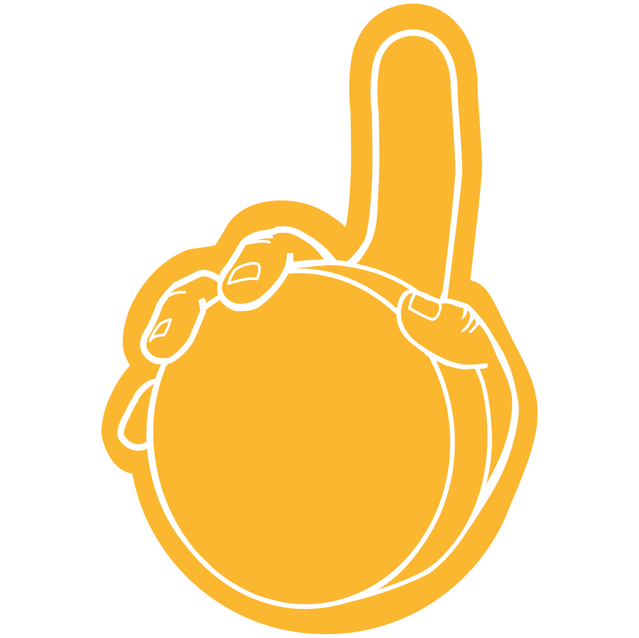 Hockey Puck Hand 21