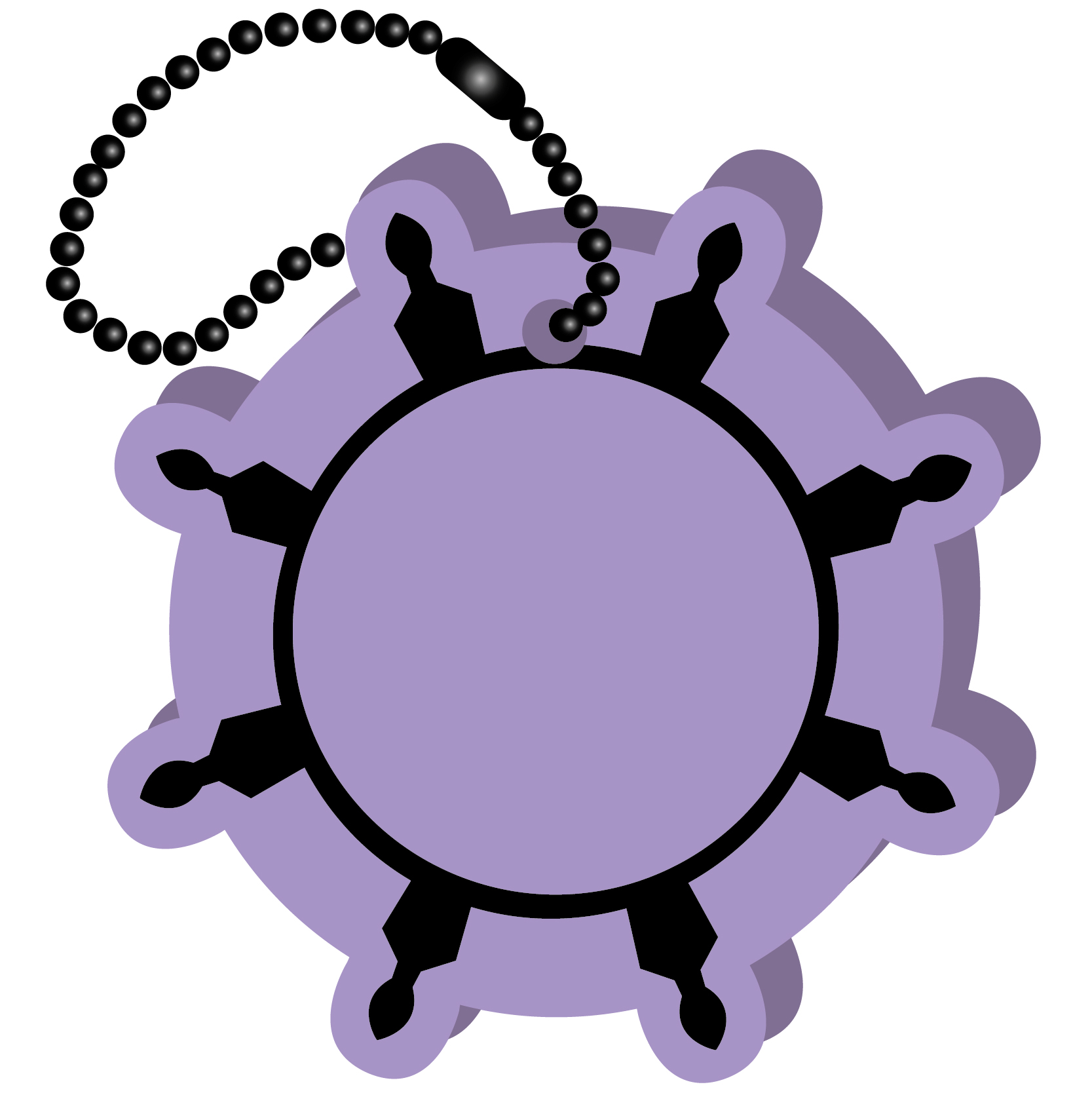 Ships Wheel Key Tag 6