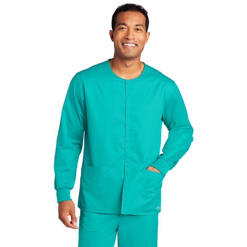 WonderWink Unisex WorkFlex Snap-Front Scrub Jacket 19