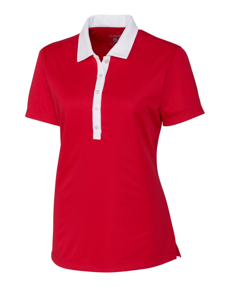 Clique Parma Colorblock Tech Jersey Womens Polo 20