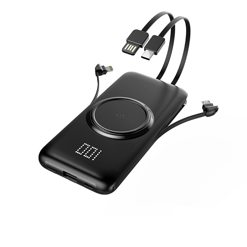 10,000 mAh four output wireless charging power bank 3