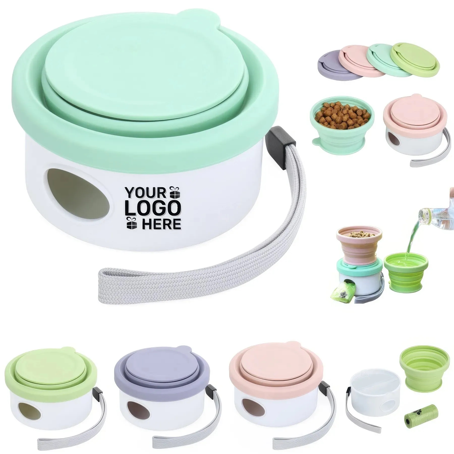 Portable 3-in-1 Pet Water Bowl 2