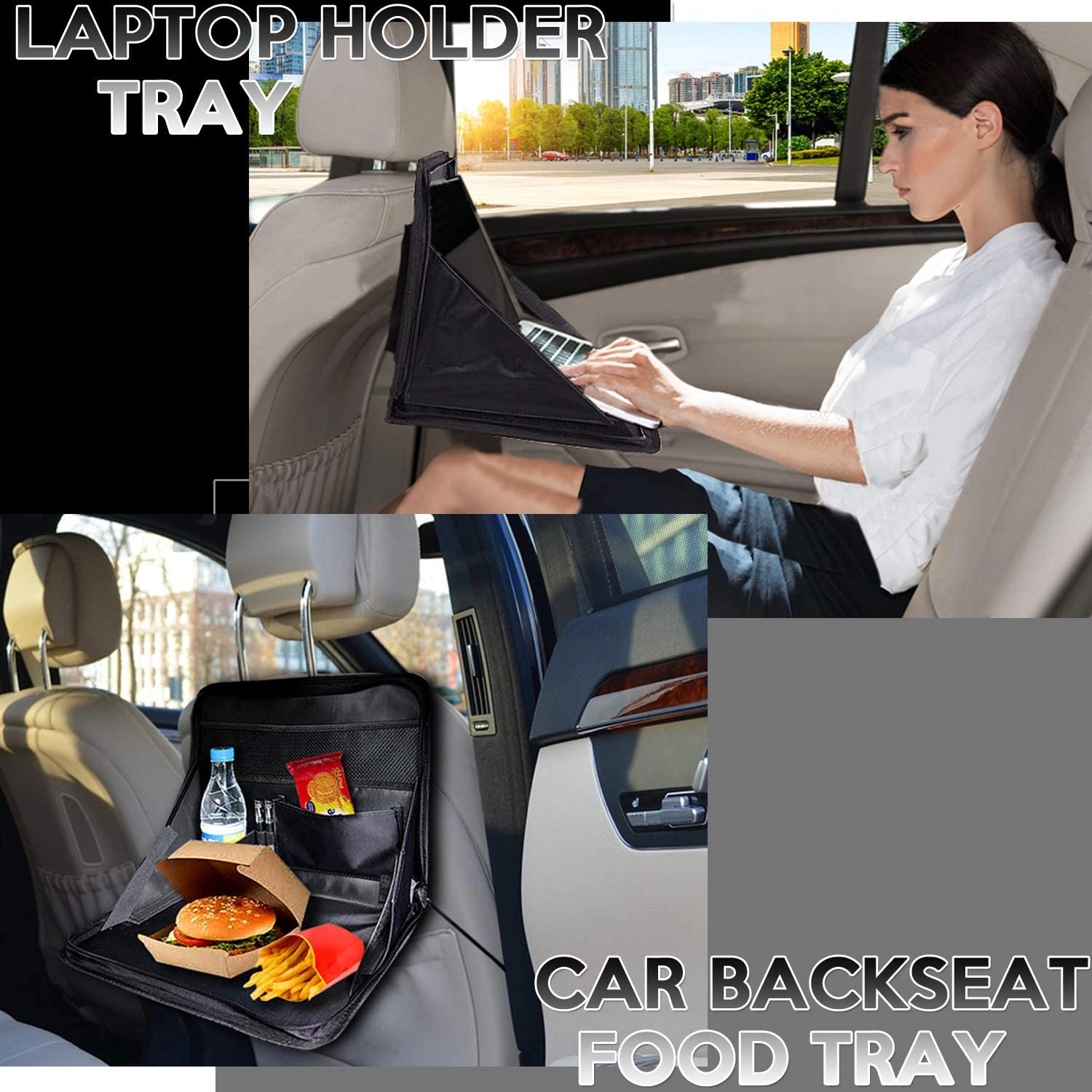 Car Eating Laptop Backseat Organizer Tray 4