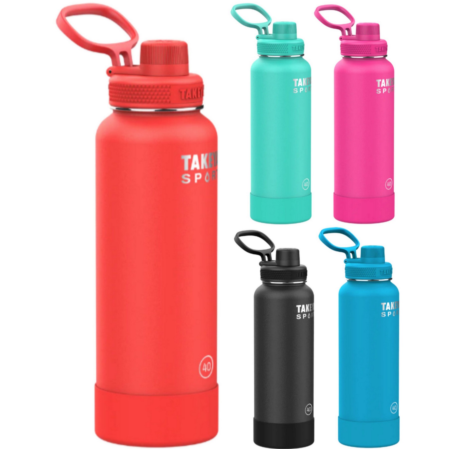 Takeya Sport 40 oz Stainless Steel Bottle
