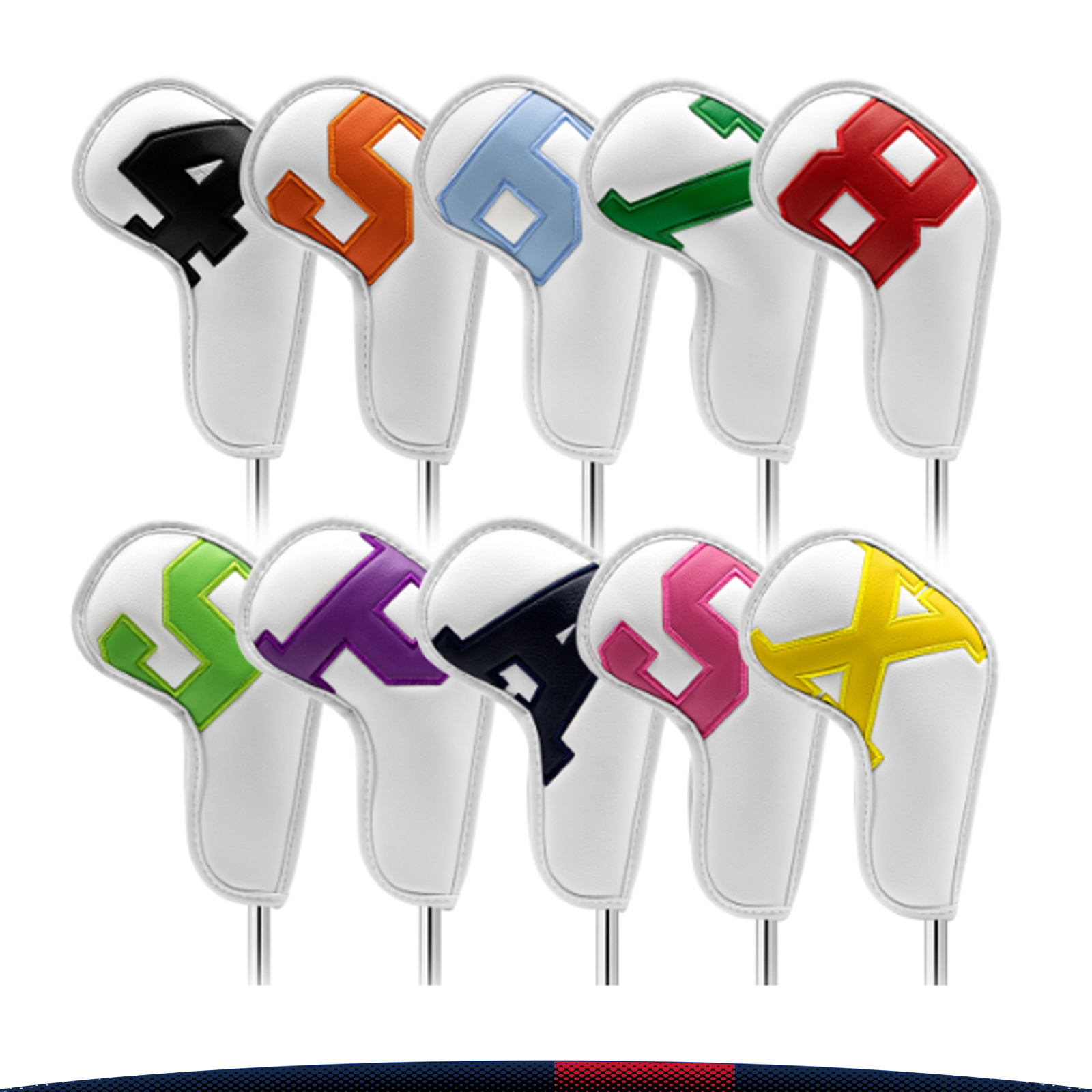 Shiny Golf Club Cover Set 6