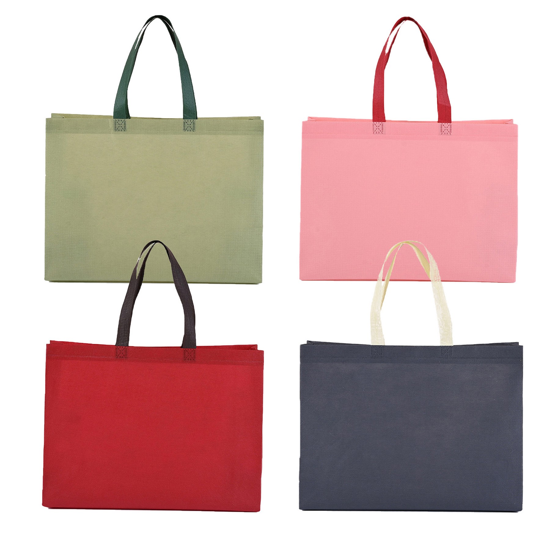 Color Blocking Fashion Shopping Bag 3
