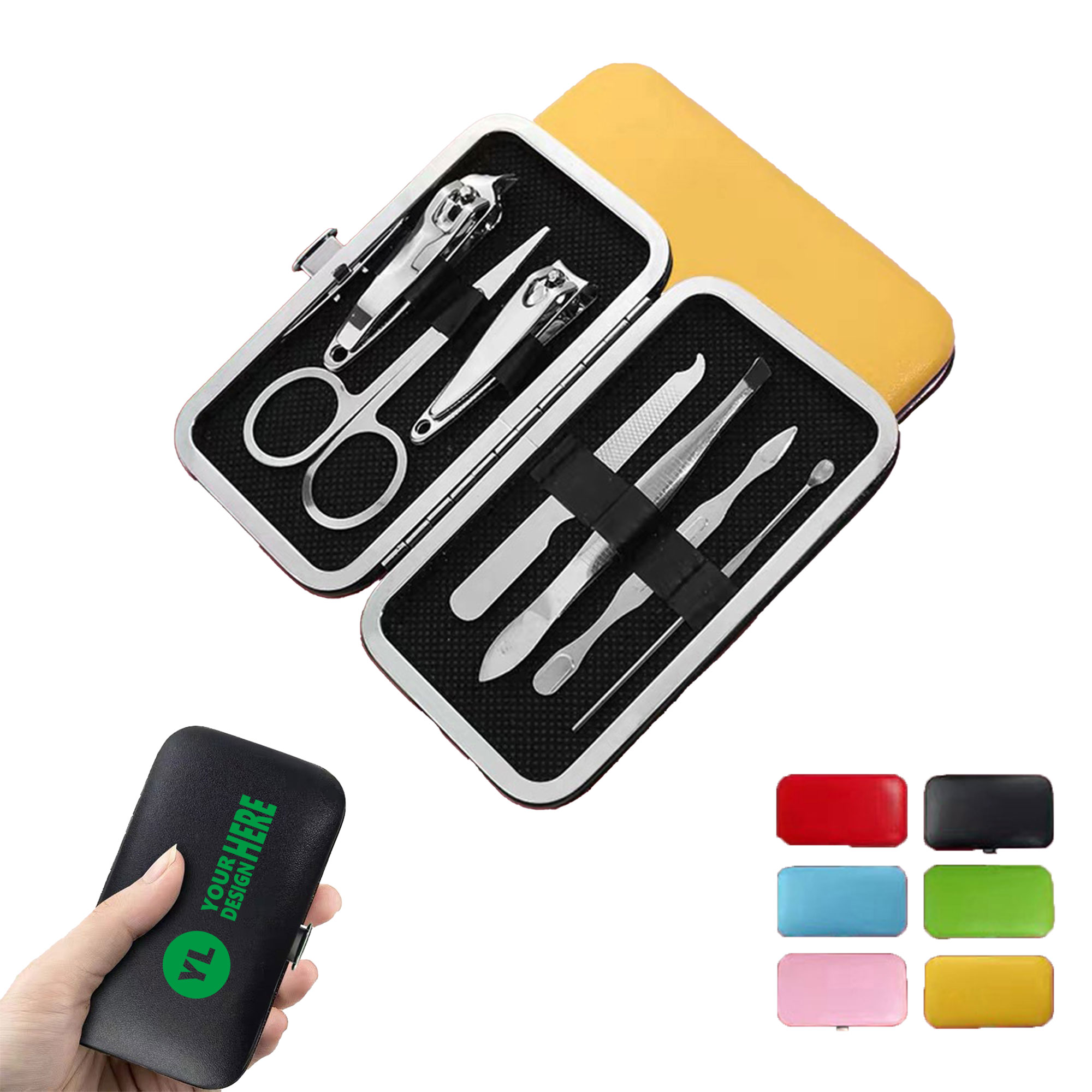 Colorful 7-Piece Nail Grooming Kit 2