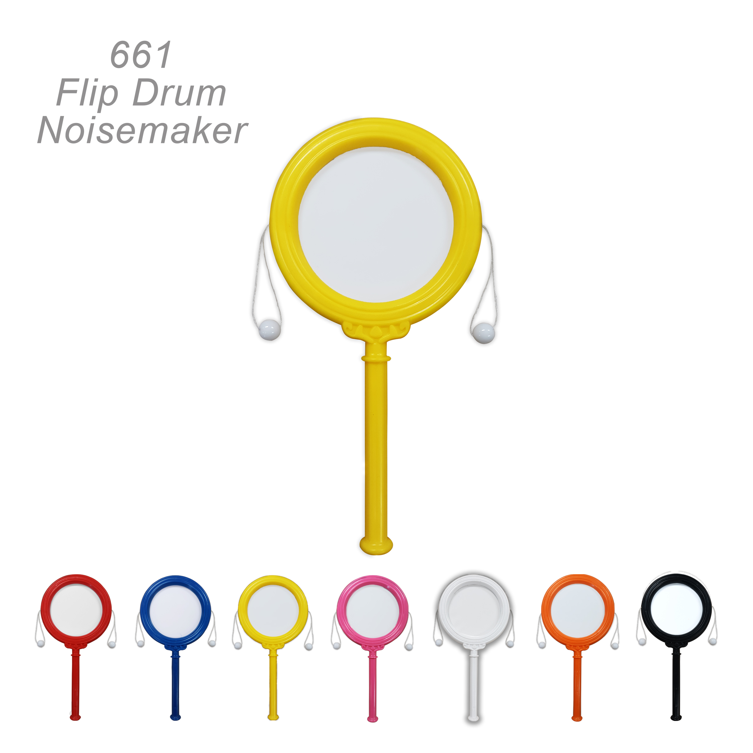 Flip Drum Party Noise Maker - Sports, Party, Toy Noisemaker Group 1