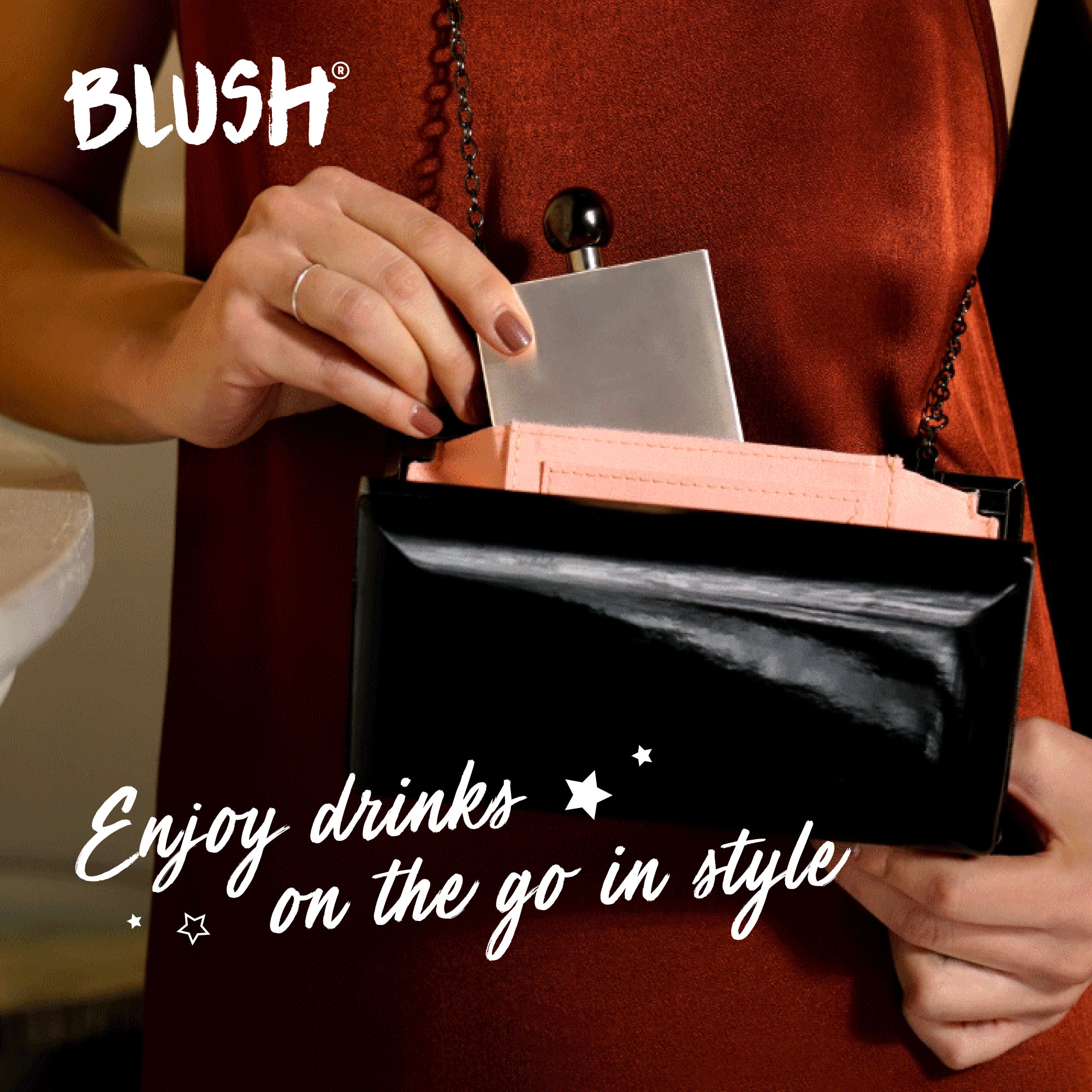 Blush® V.I.P. Incognito Clutch Flask 7