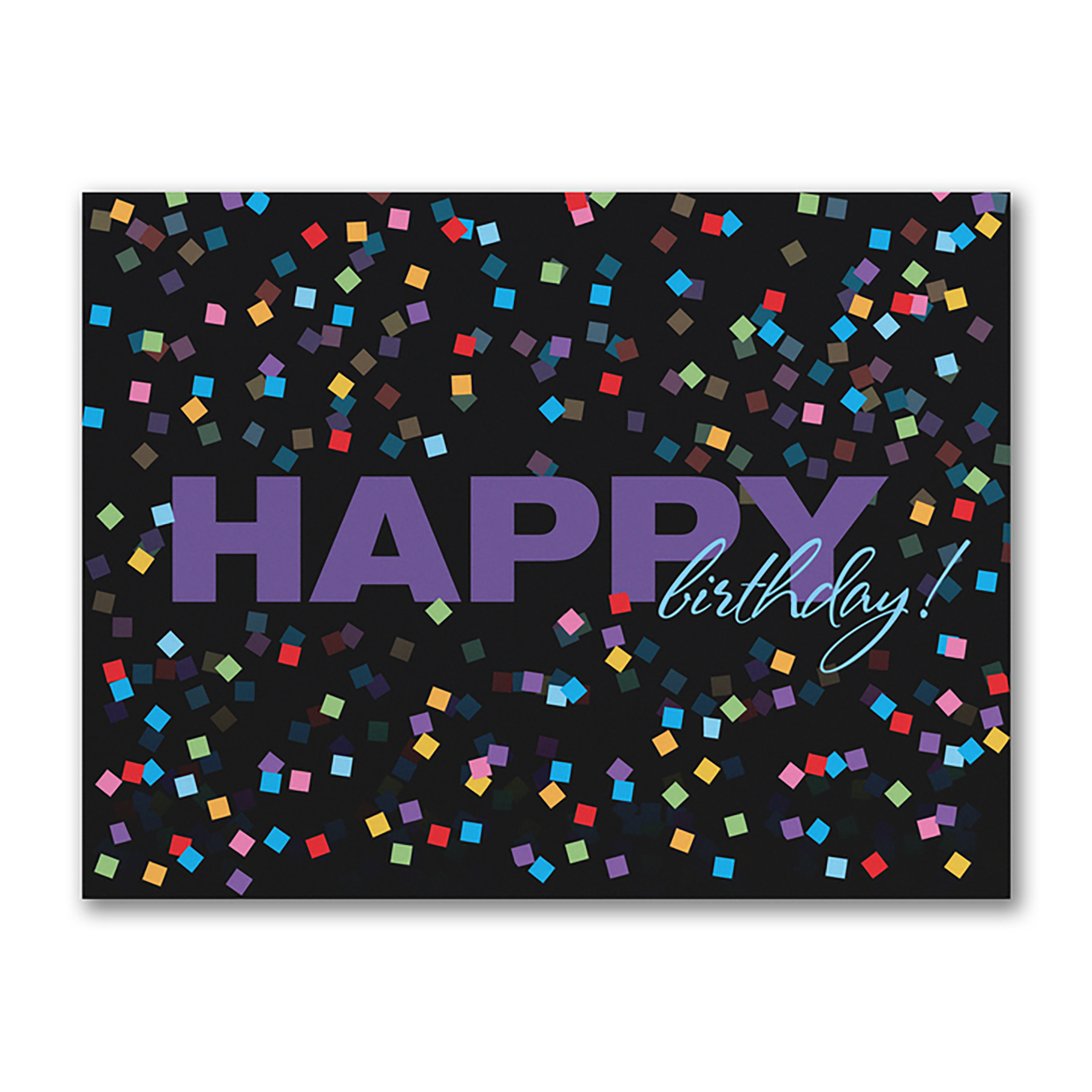 Confetti Wishes Birthday Card 2