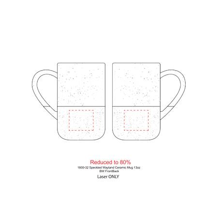 Speckled Wayland Ceramic Mug 13oz 77