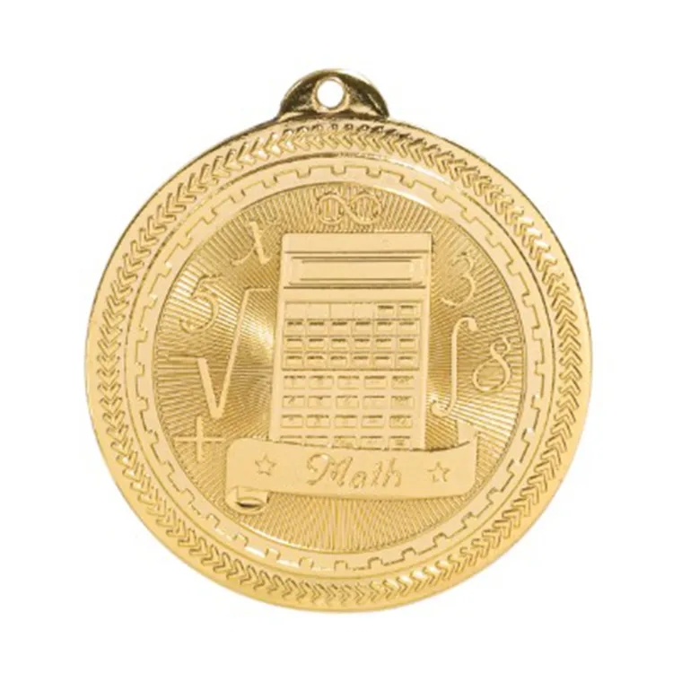 2" BriteLazer Medal-Math 2