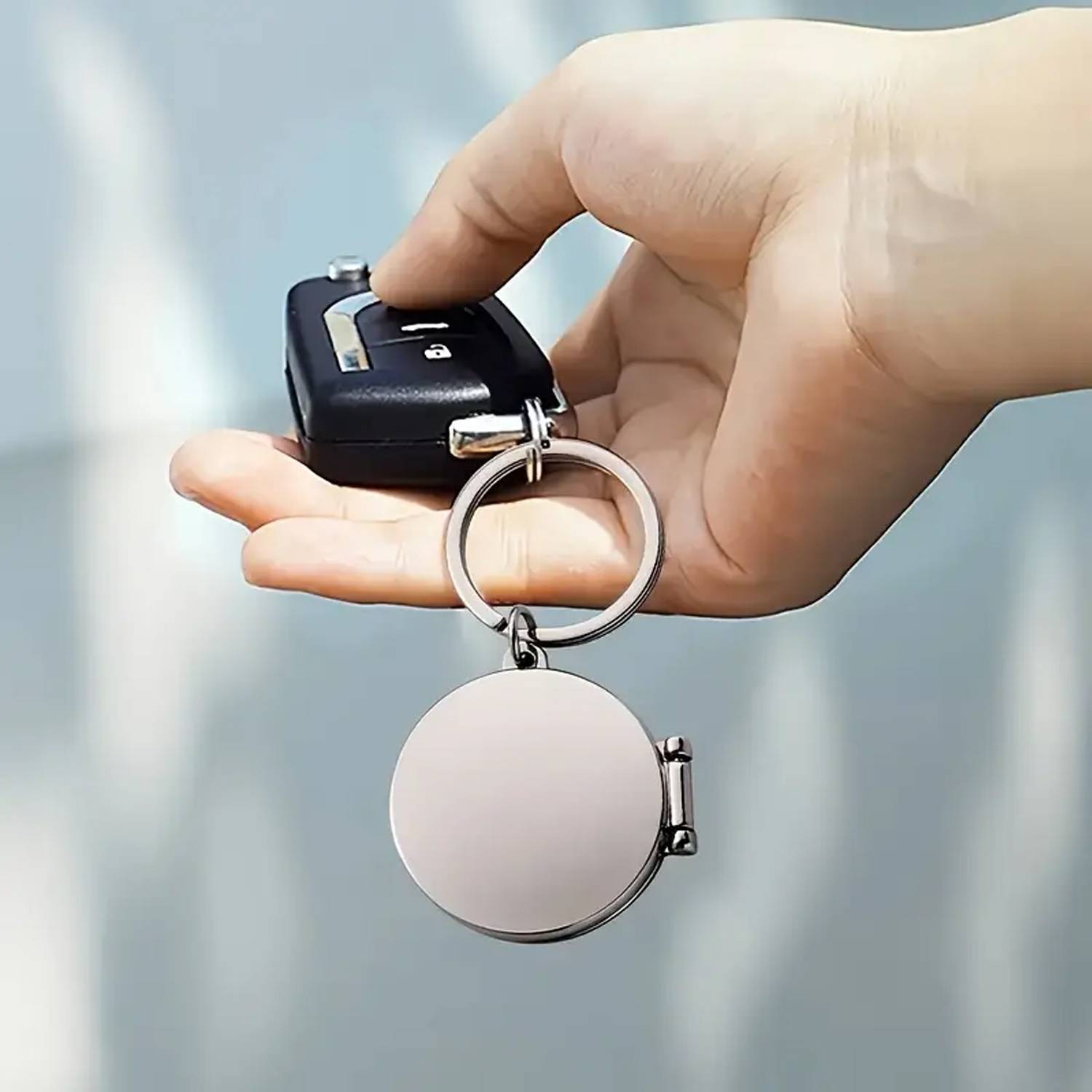 DIY Metal Photo Locket Keychain 3