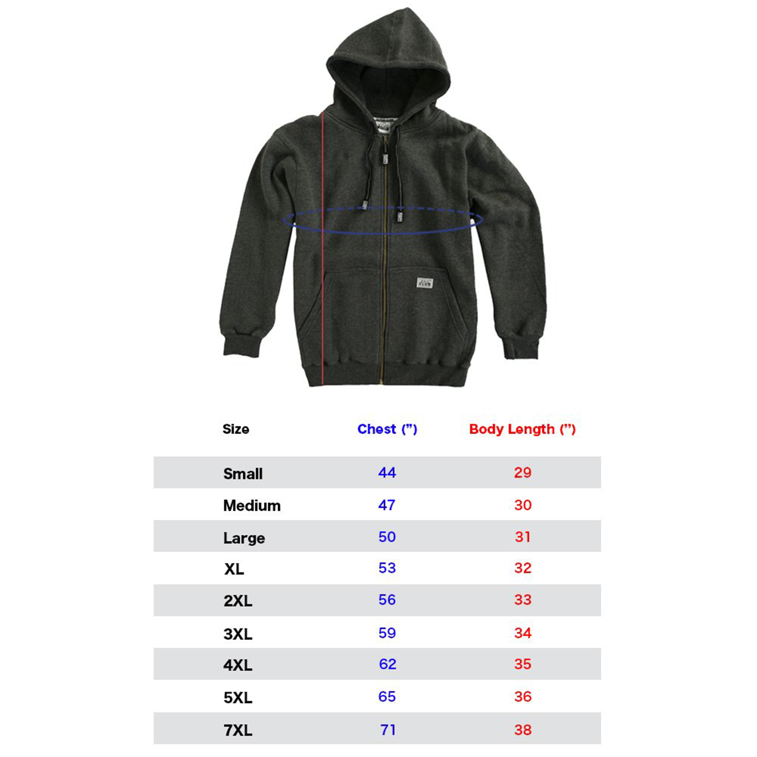 Men's Heavyweight Full Zip Fleece Hoodie, custom hoodie or sweatshirt with logo imprint 5