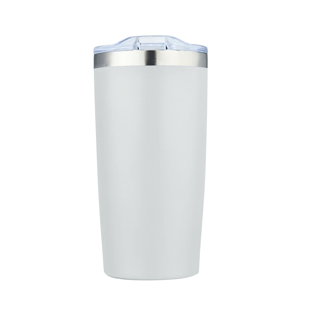20 oz. Silver Rim Double Wall Vacuum Tumbler Water Bottle 10